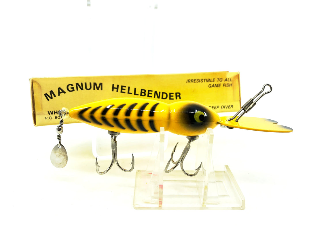 Hellbender Magnum Whopper Stopper #803, Yellow Shore Minnow Color with Box