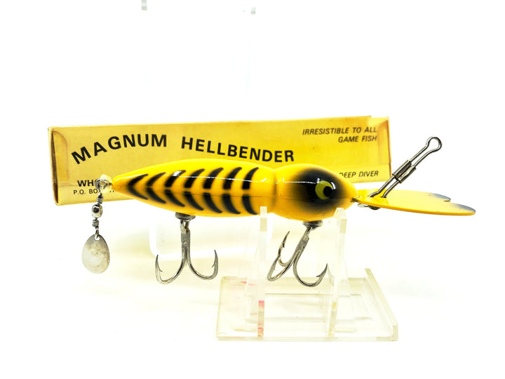 Hellbender Magnum Whopper Stopper #803, Yellow Shore Minnow Color with Box