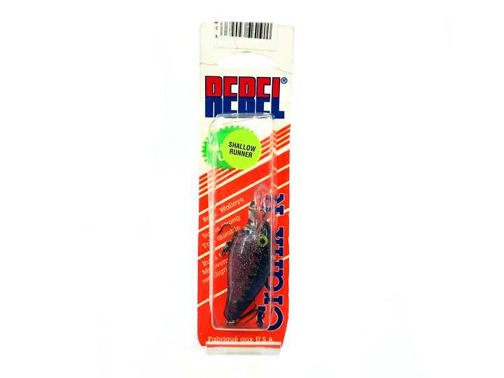 Rebel Crank-R, Transparent Blue Color on Card