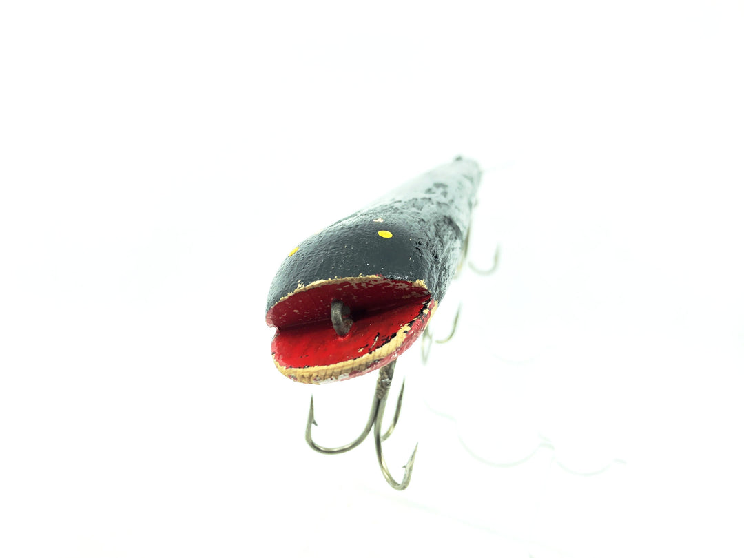 Bobbie Bait 10" Musky Lure, Black Sucker Color