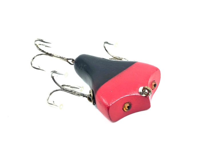 Howe/South Bend Vacuum Bait, Red Head/Black- Repaint