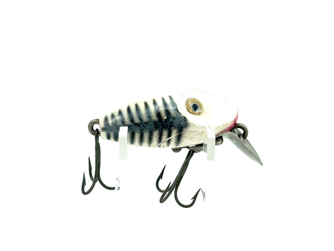 Heddon Midgit Digit River Runt Spook 9020, XBP Pearl & Black Shore Minnow Color