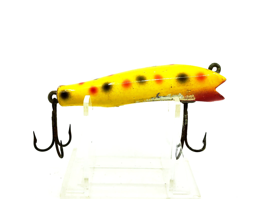 Creek Chub 8000 CB Concave Midget Darter, #14 Yellow Spotted Color