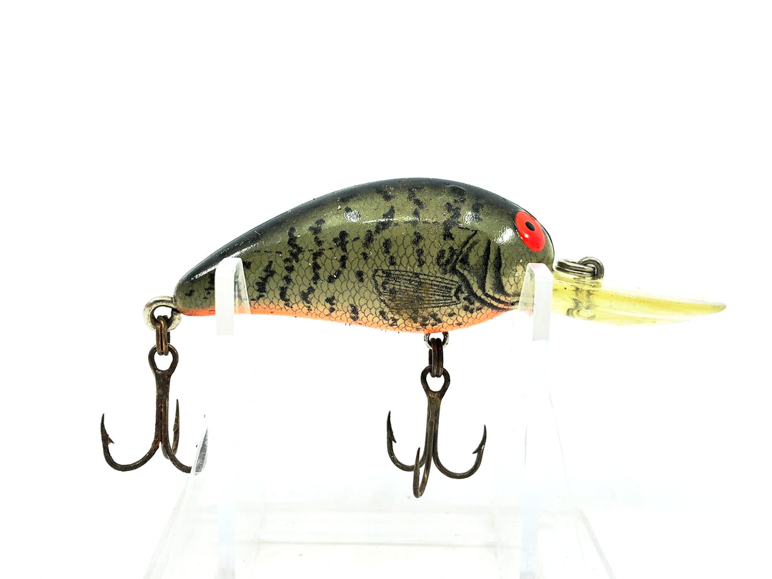 Bomber Model A 6A, XM1 Green River Minnow Color Screwtail