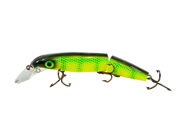 Joe Bucher Tackle Co. Buchertail Jointed Depth Raider 8", Miller Perch Color