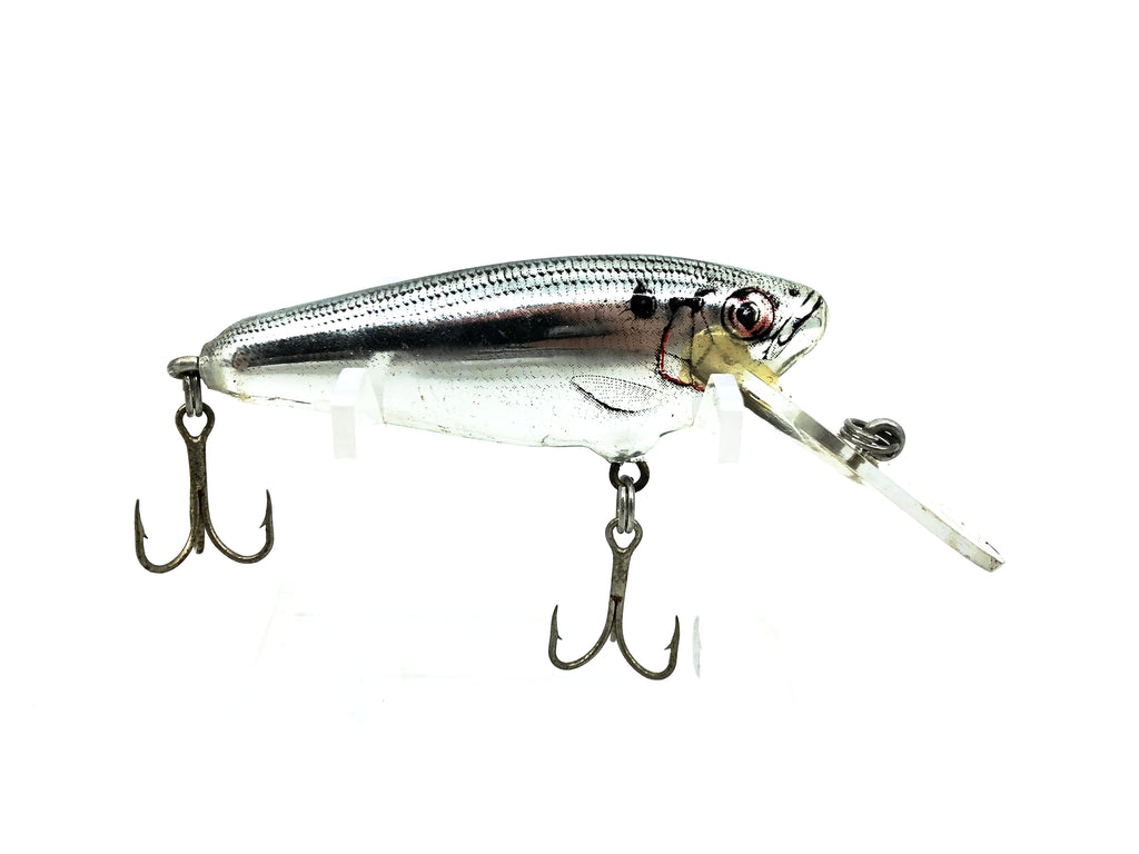 Bagley Small 4DDSF2 Small Fry Shad, BS Black on Silver Foil Color My