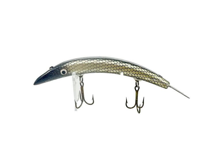 Grim Reaper Musky Bait "The Sickle", Black/Silver Scale Color
