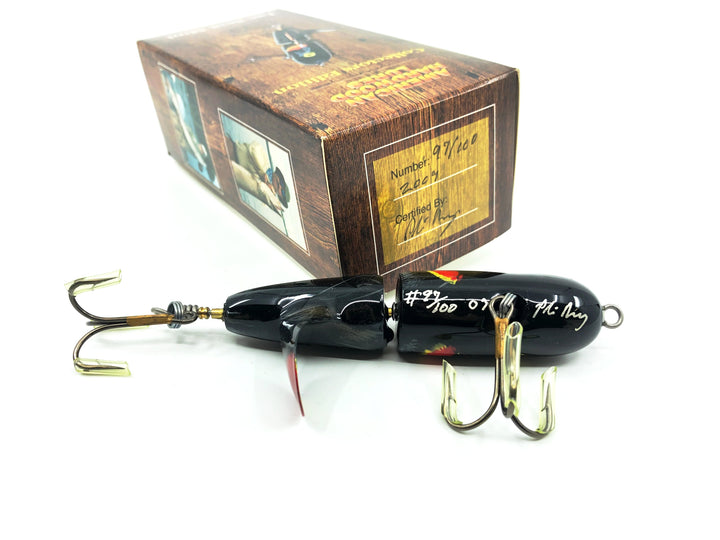 American Hardwood Lures Lac Seul Mini, Red-Wing Blackbird Color with Box