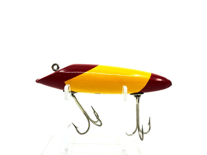 United States Athletic Co. Ketchall Wobbler, Repaint Yellow/Red Color