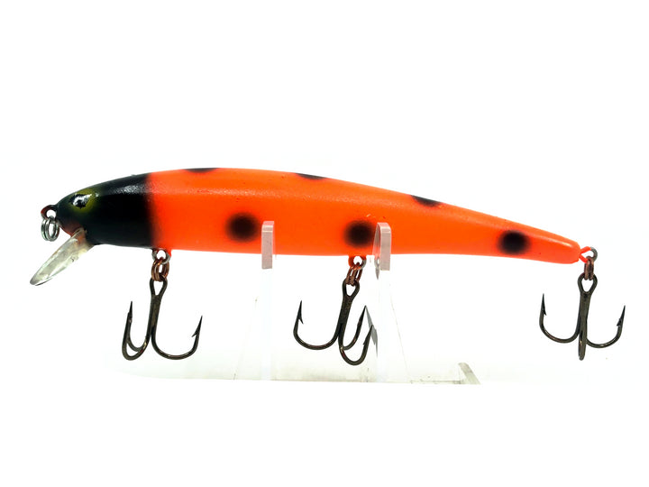 Bomber Long A 15A, ALS7 Blaze Orange/Black Head/Black Spots Color