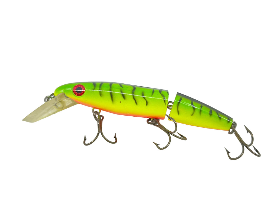 Joe Bucher Tackle Co. Buchertail Jointed Depth Raider 8", Firetiger Color