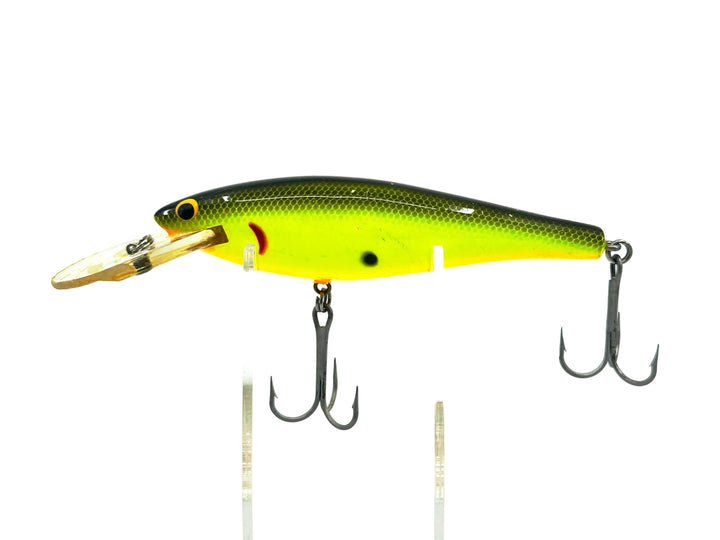 Bagley DB06, #09 Black on Chartreuse Color, Winter Haven Bait