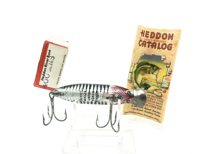 Heddon River Runt Spook Floater 9400-XRS Silver Shore Color with Box