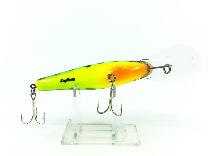 Bagley Diving DB04-PGS9 Pretty Green Stripe on Chartreuse Color - Tough Vintage Lure
