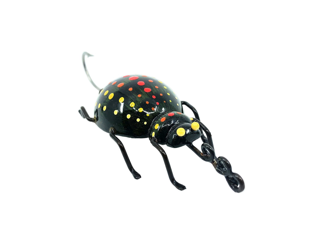 Macatawa Beetle, Green/Black/Red, Orange & Yellow Dots w/Box
