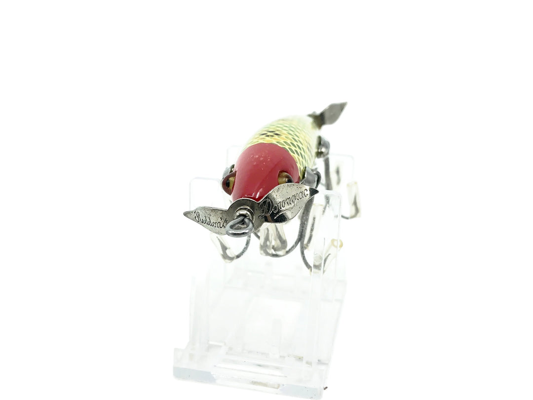 Kevin Klein Repainted Heddon 150, Red Head/Frog Scale Color