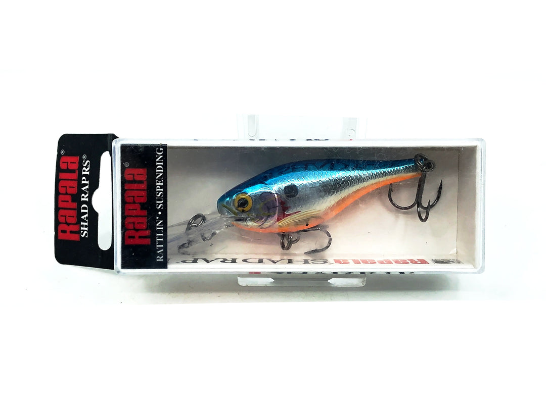 Rapala Shad Rap Rattlin RS SRRS-7, SB Silver Blue Color with Box