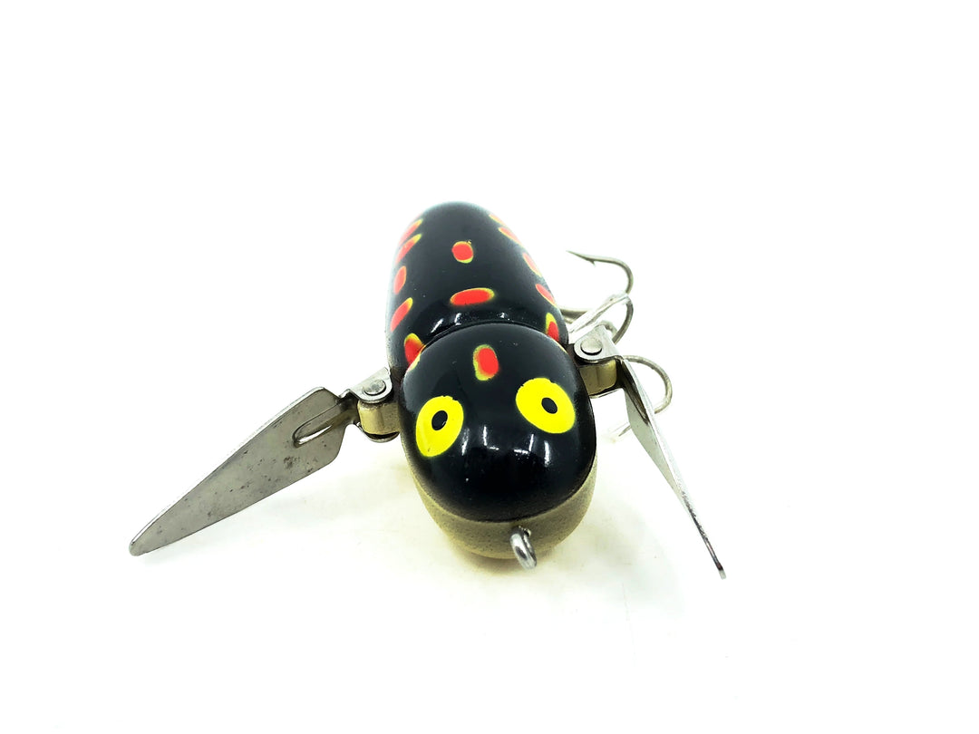 Heddon Crazy Crawler, Glo Black Frog Color