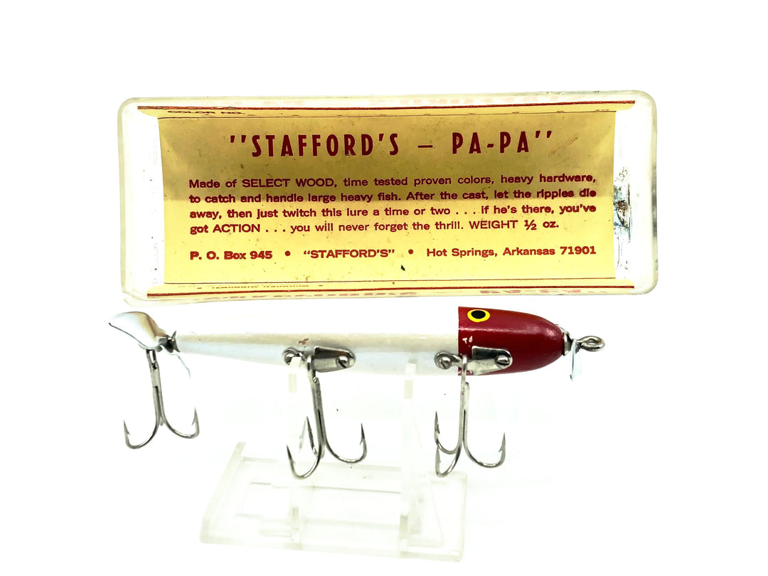 Stafford's Pa-Pa, Red Head/White Color w/Box