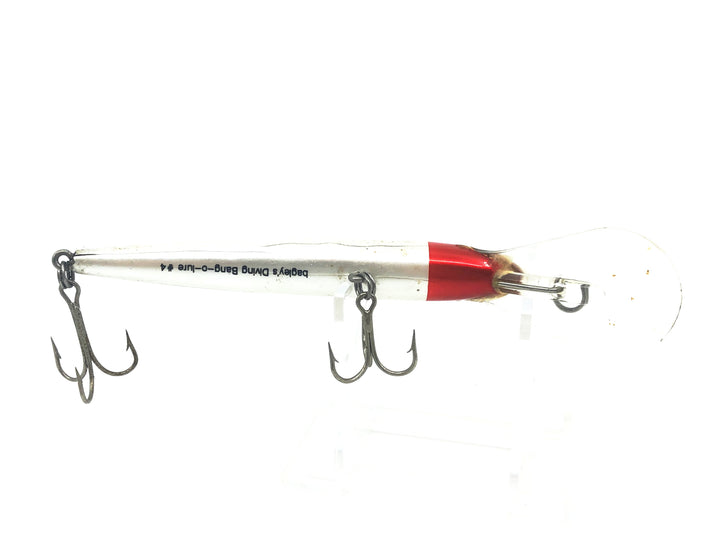 Bagley Bang O Lure Deep Diving 4 BLDD4-RHW, Red Head on White Color