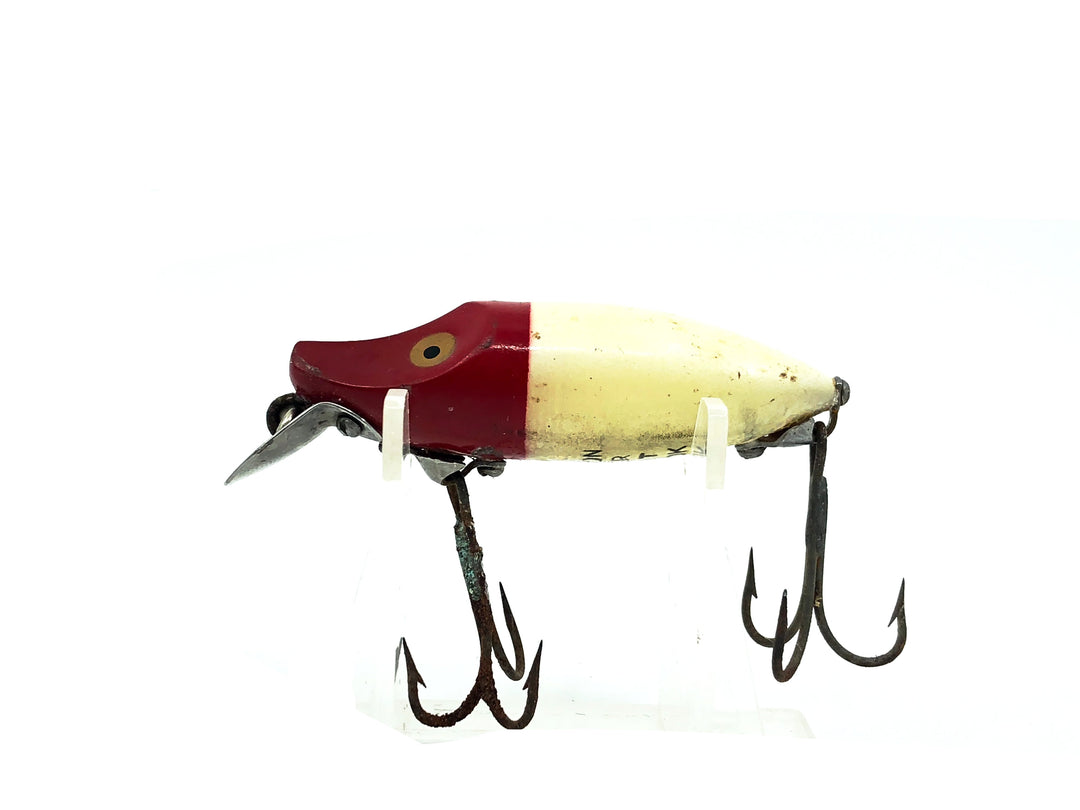 Heddon River Runt Spook Sinker 9110, Red Head/White Body Color