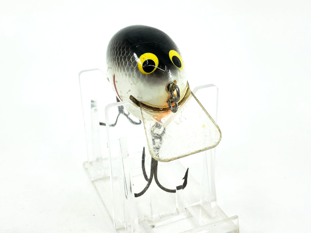 Bagley Balsa BB2 B2, #04 Black on White Shad Color, 2 Wobble Settings Model