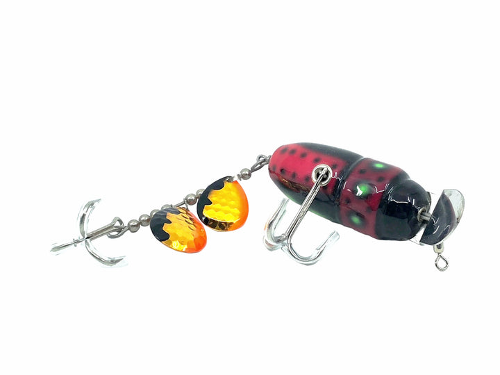 Musky Dan (XXX Lures) Husky Beetle, Ladybug Color