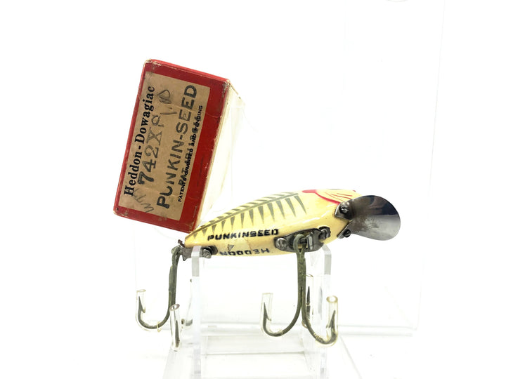 Heddon Punkinseed 740, XS White Shore Color w/Box
