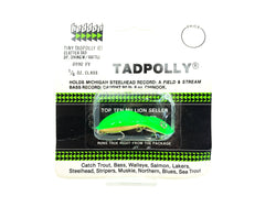 Heddon 0990 Tiny Clatter Tad Tadpolly Spook, FY Chartreuse Mullet Color