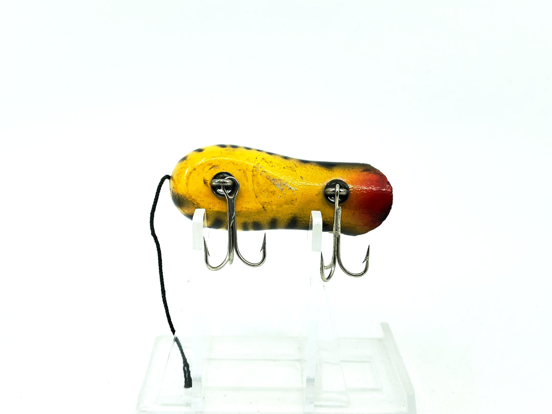 Vintage Swimming Mouse Lure, Yellow Tiger Color