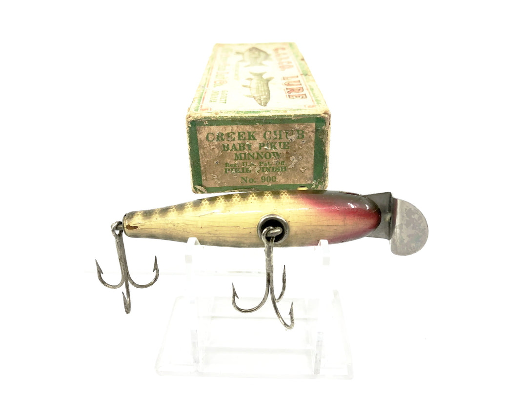 Vintage Creek Chub Baby Pikie 900, Pikie Color with Box