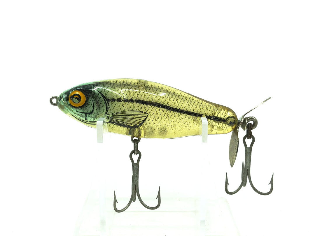 Bomber RRIIP Shad (Rip Shad), 37T XCL Clear Blue Nose Color