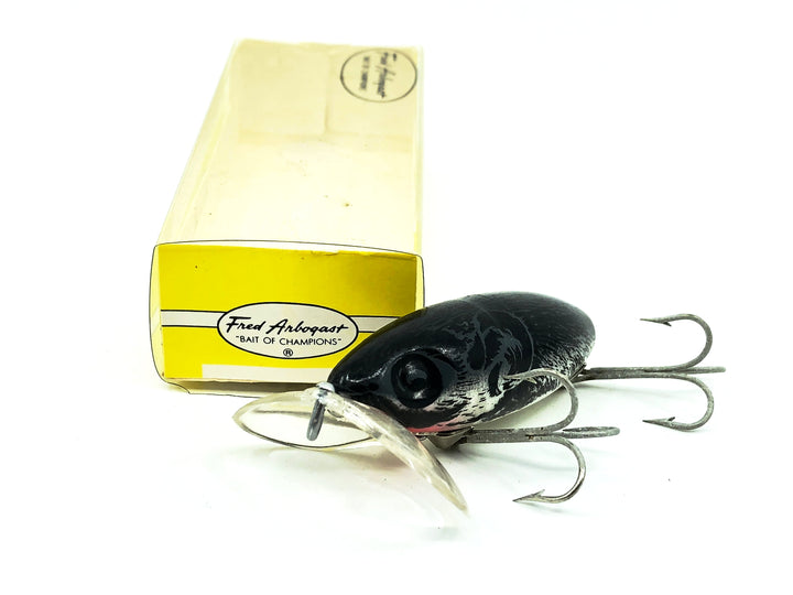 Arbogast Jitterbug Clear Lip 5/8oz, Mouse Color, Seein's Believin Model with Box