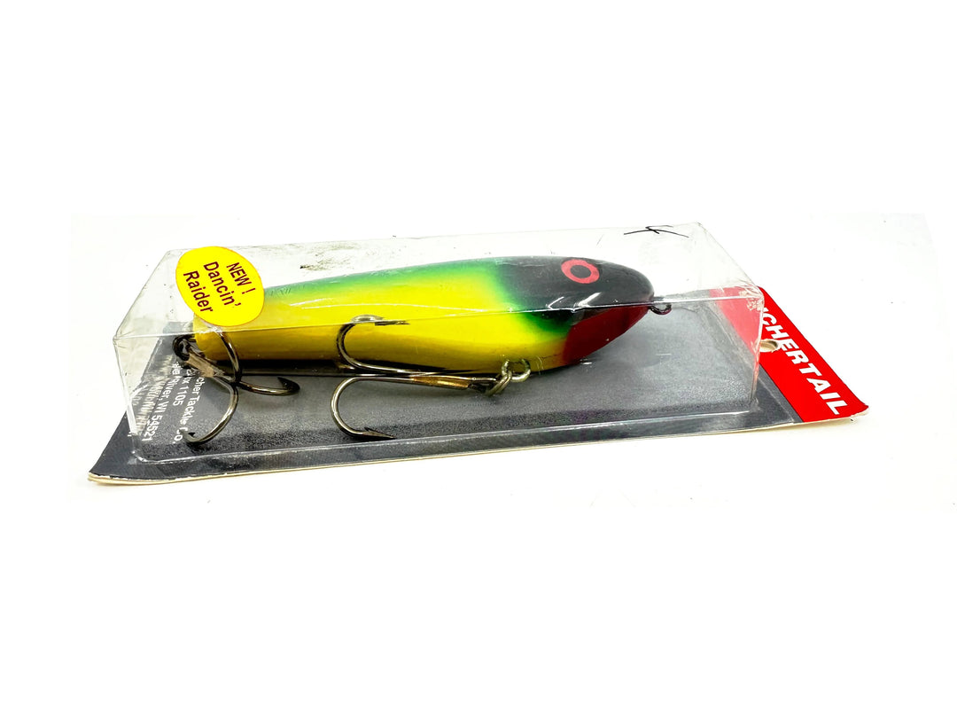 Joe Bucher Tackle Co. Dancin' Raider, Bull Frog Color on Card