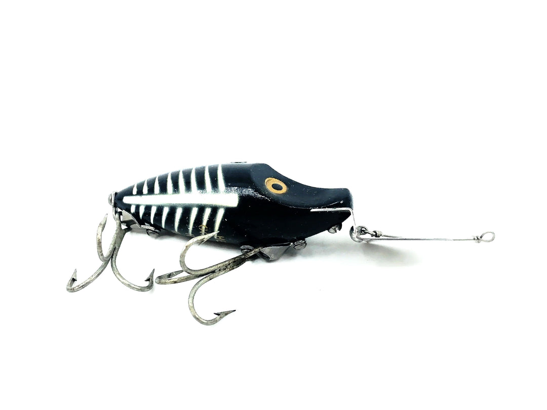 Heddon Go-Deeper Midget River Runt D-9010 XBW Black Shore Minnow Color