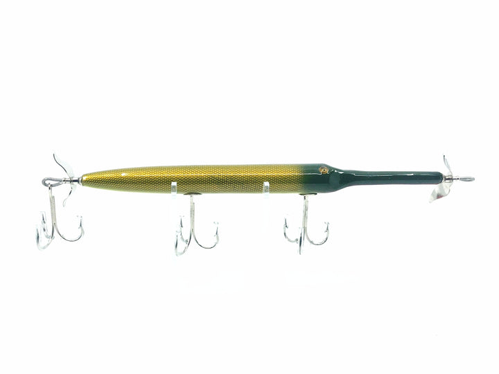 Musky Dan (XXX Lures) Husky Gar 8", Golden Shiner Color