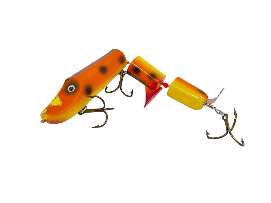 Hi-Fin Twin Teasertail, Orange. Great topwater bait