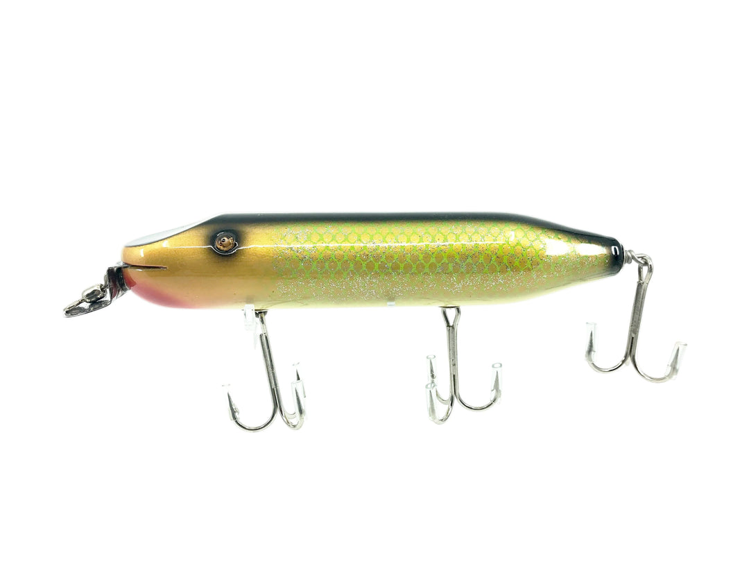 Musky Dan (XXX Lures) Husky Pikie, Golden Shiner Color w/COA