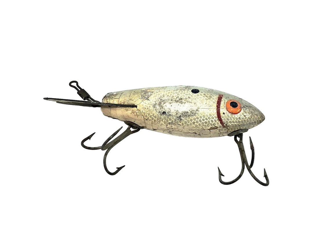 Wooden Bomber 600 Series, Color #40 Silver Shad