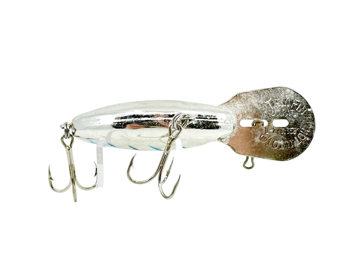 Storm Thin Fin Hot 'N Tot AH112, #112 Metallic Silver/Blue Herringbone Color
