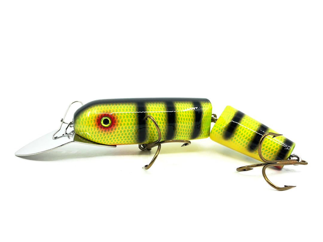 Leo-Lure, Leo-Minnow Jointed,Custom Color, Cobra Perch Colors