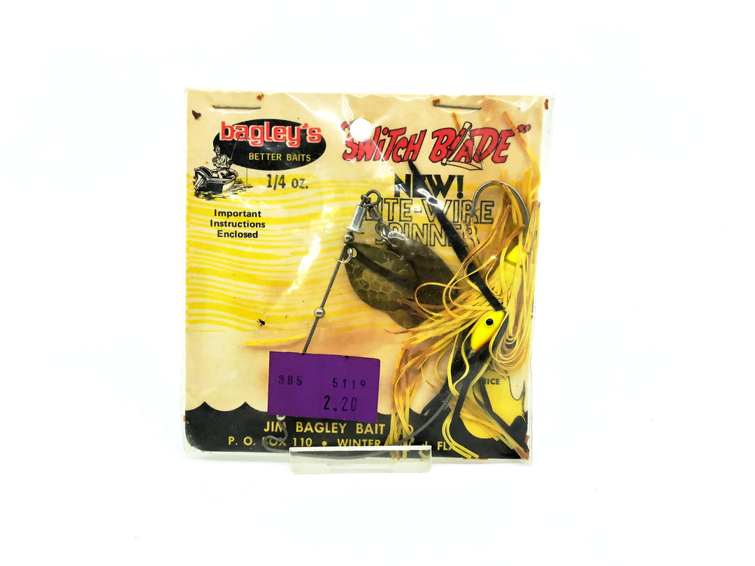 Bagley Switch Blade Spinner 1/4oz, Chartreuse Color