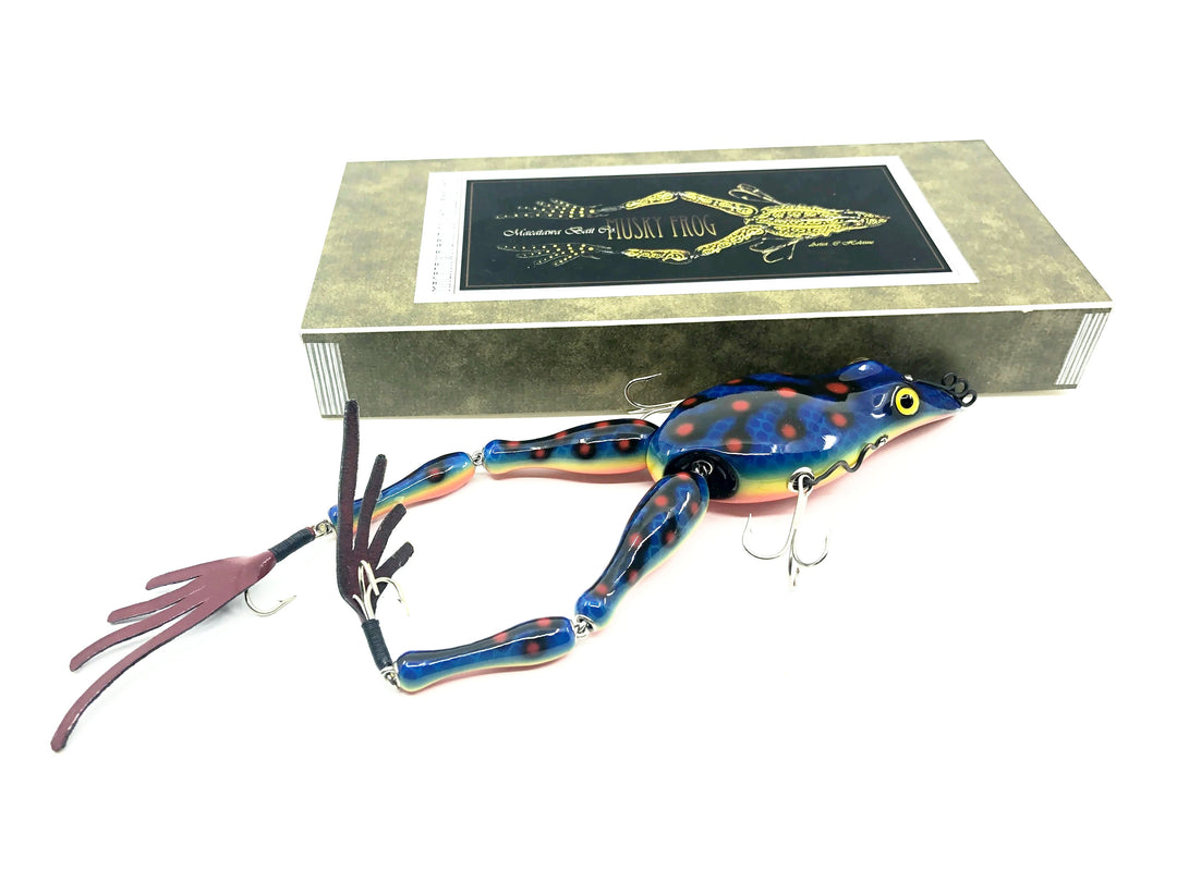 Macatawa Bait Co. Musky Frog, Poison Dart Frog Color w/Box