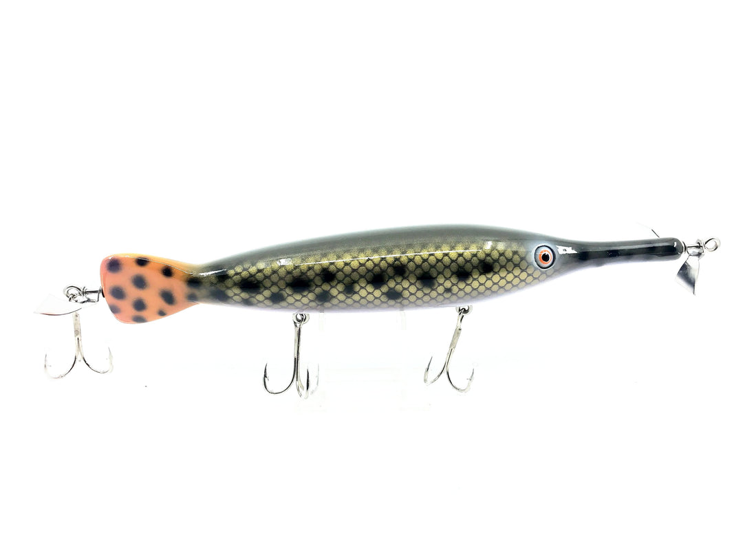 Chautauqua Topwater Magnum Gar, Brown Spotted Gar Color
