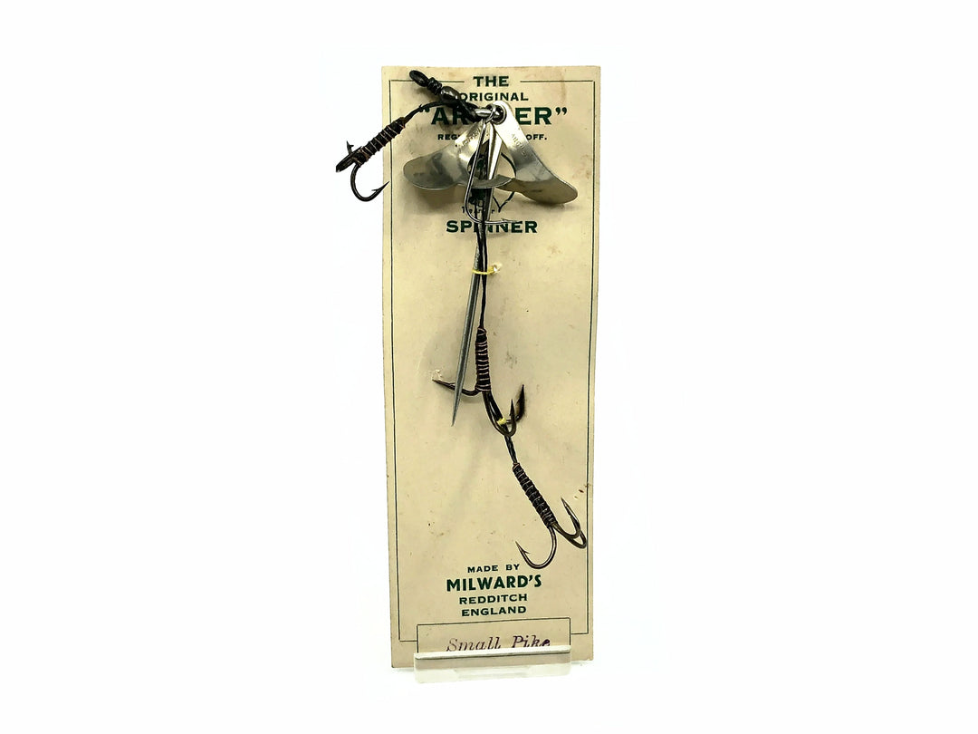 Milward's Archer Spinner Small Pike Size on Card