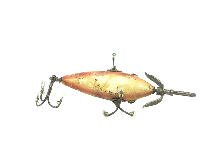 Heddon Dowagiac Minnow No. 20 Series, 9A Yellow Perch (Bar Perch) Color