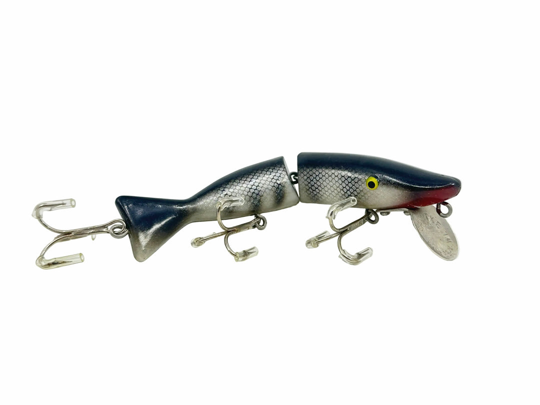 Radtke Pike Minnow, Silver/Black Back & Ribs Color