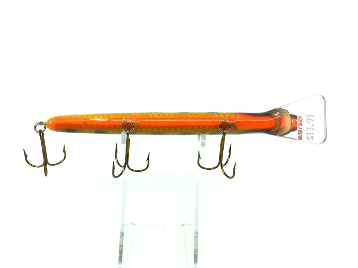 Slammer 7" Prism Minnow Lure, Prisim Green Perch Color