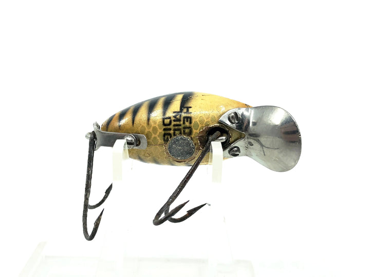 Heddon Wooden Midgit Digit River Runt, XRS Silver Shore Minnow Color