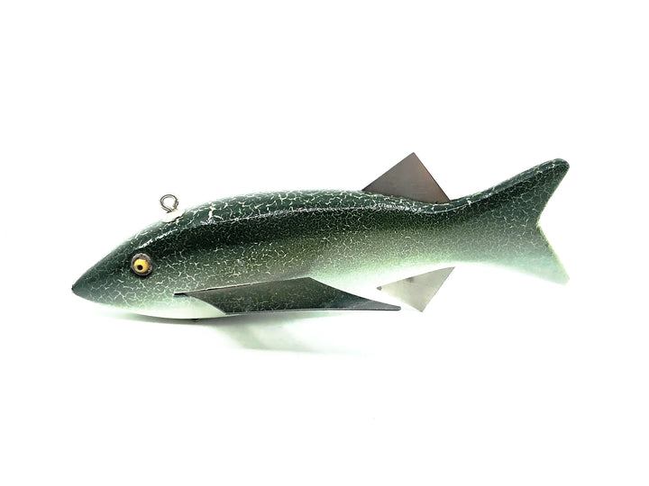 Tom Christenson Heddon Batwing Decoy, Green Crackleback, 2 of 2- 2003